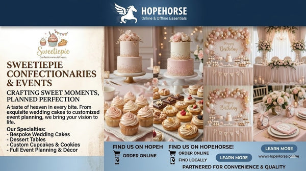 SWEETIEPIE CONFECTIONARIES & EVENTS
