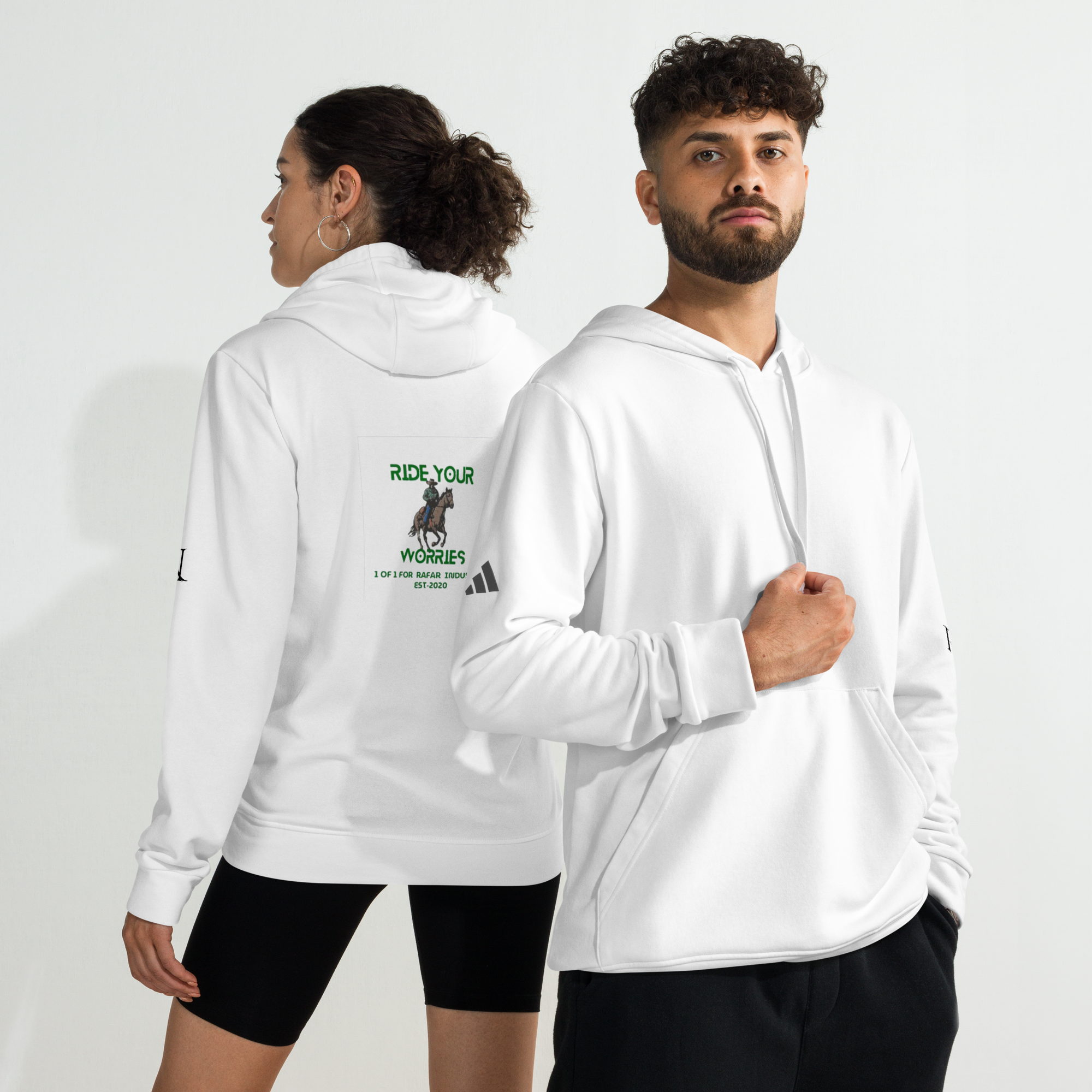 Adidas fleece hoodie - Ride Your Worries | Campaign Edition